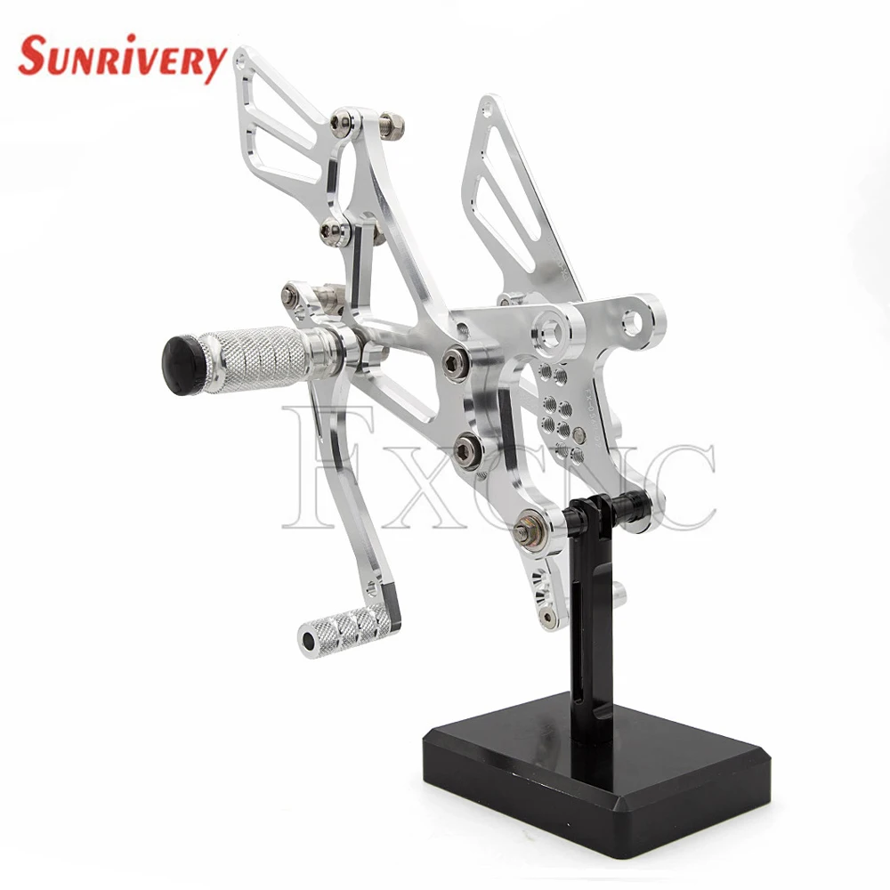 

CNC Motorcycle Adjustable Rearset Footrests Foot Rest Foot Pegs Pedal For Kawasaki Ninja ZX6R ZX636 2005-2008 2007 2006 2005