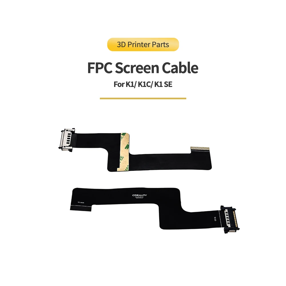 

Upgrade For K1 Display Screen Connection Cable FPC with Interface for K1C/ K1 SE/ K1 Series 3d printer Replacement Parts