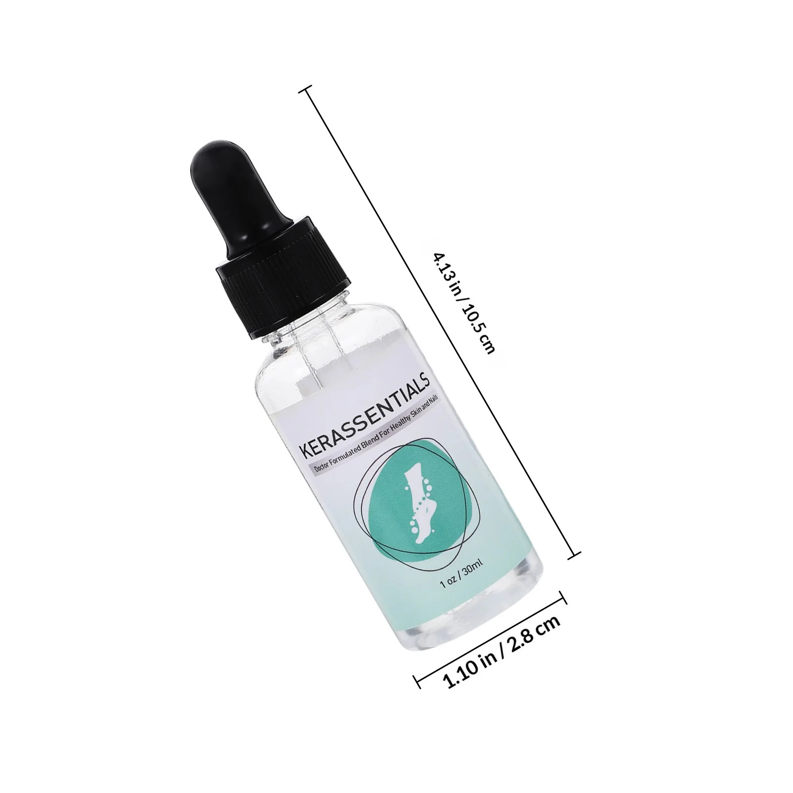 Solução de reparo de unhas para reparos de unhas dos pés, descoloração de unhas rachadas, aumenta a espessura, hidrata o tratamento