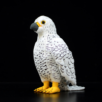 Gyrfalcon Stuffed Plush Toy Falco Rusticolus Bird Simulation Soft Doll Adorable Jongkhurun Realistic Animal  Gift