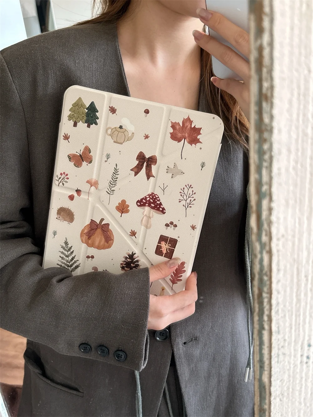 Christmas Cute Cover For Air 4 5 6 7 11inch iPad Pro 2024 11 13 inch iPad 7 8 9 10.2 iPad 10th 11th Air 3 10.5 iPad 5 6 mini Ca 4