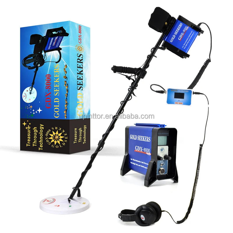 Pulse Induction Underground Detector Durable Plastic Body Low Power Gold Nugget Finder for Outdoor Use