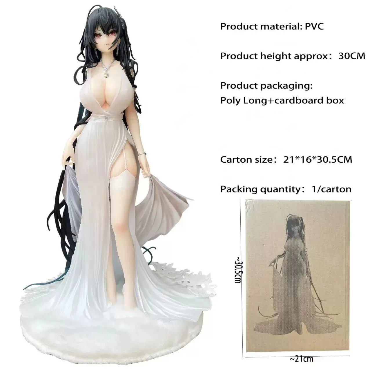 

30cm Anigame Azur Lane Figure Taihou Taiho Anime Wedding Girl Pvc Action Figure Toy Game Statue Adult Collection Model Doll Gift