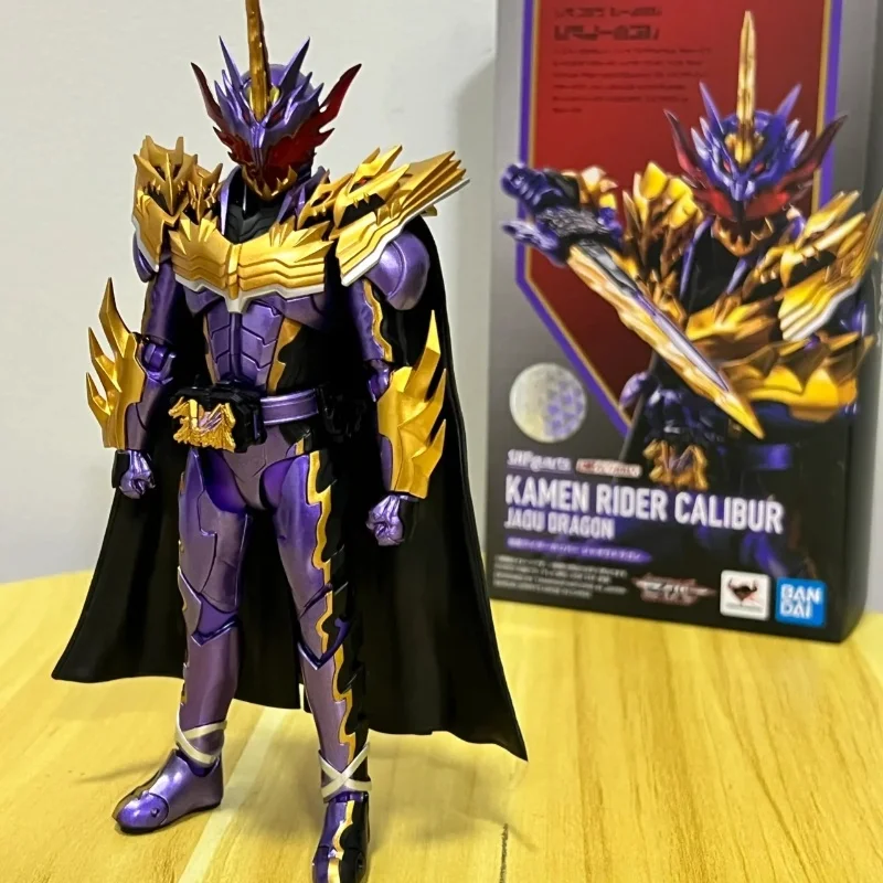 

In Stock BandaiIn Kamen Rider SHF Tokusatsu Calibur Jaou Dragon Action Figure Toys Collection Exquisite Desktop Ornament Gift