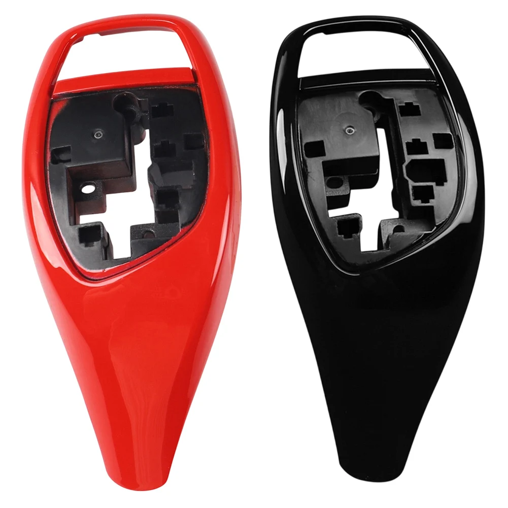 ABS Plastic Knob Cap Gear Shift Knob Cover For Daily Car Interior Use High-quality ABS Construction No Special Tools Required