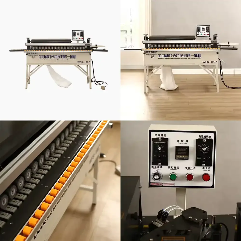 

WFS-190Z Fully Automatic Edge Banding Machine Edge Sealing Board Home Improvement Woodworking Capable of Sealing Narrow
