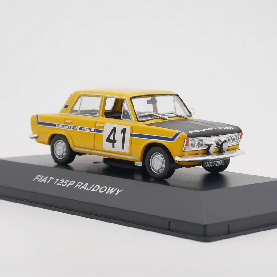

Коллекция игрушечных транспортных средств Ixo 1:43 FIAT 125P RAJDOWY Литая под давлением модель автомобиля
