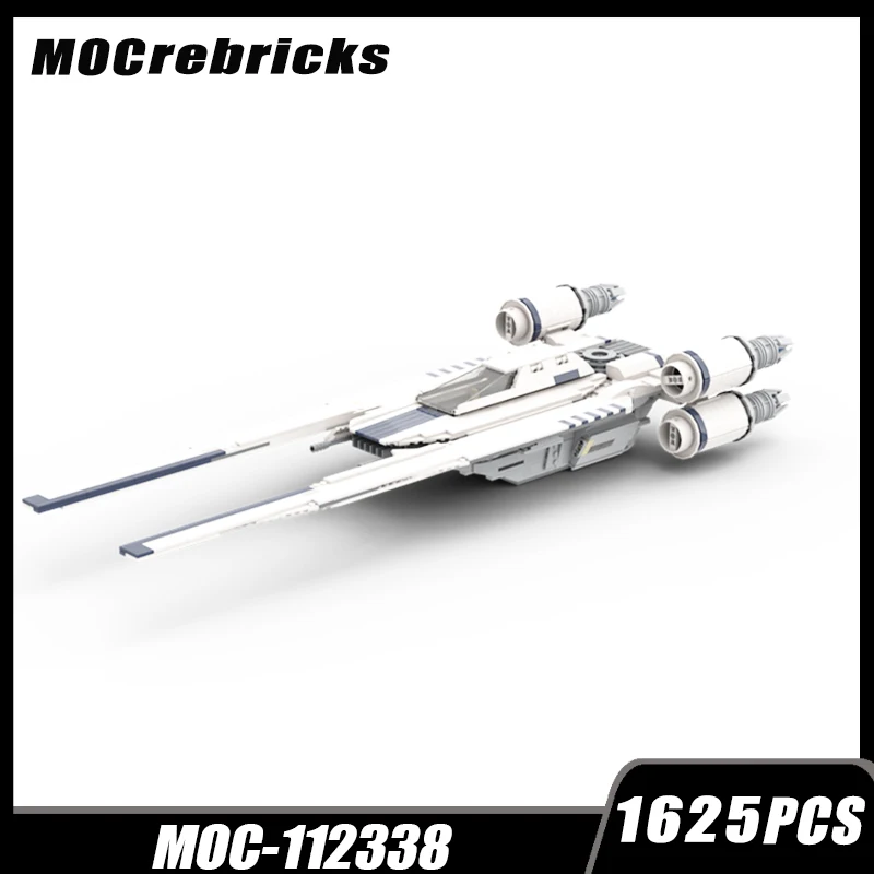 MOC-112338 Space Wars Series Casian's Uwing Spaceship  Building Block DIY Model Education Puzzle Originality Children Xmas Gifts