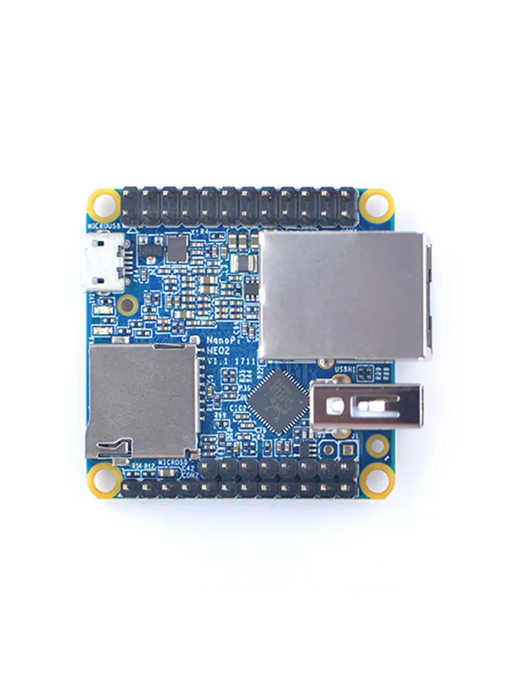 NanoPi NEO2 Allwinner H5,64 Bit High-leistung, Quad-Core A53 Demo Board, lauf UbuntuCore mit Metall fall kit