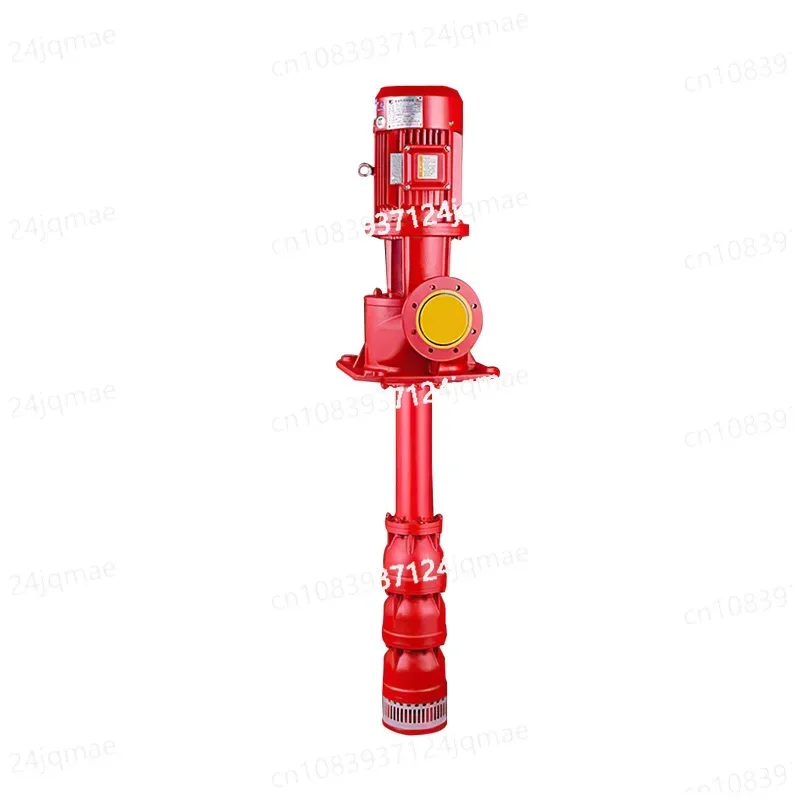 Vertical Long Shaft Fire Pump, High Flow Deep Well Pump, Submersible Pump, Stainless Steel Boosting and Stabilizing Device