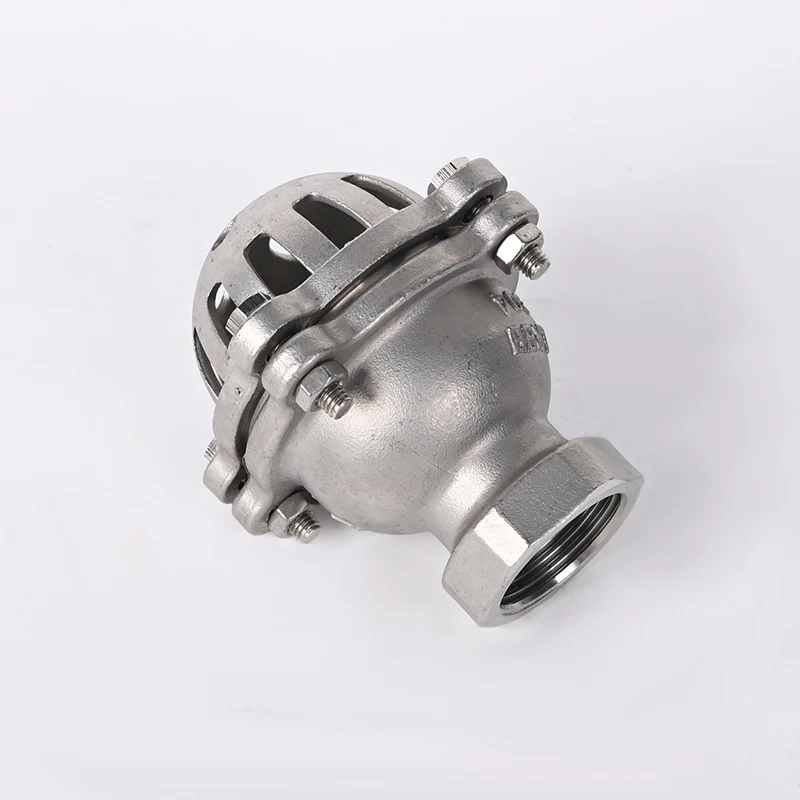 

304 Stainless Steel H12W Corrosion-Resistant PTFE Sealing Lift Check Valve DN25-100 for Water Pump Threaded Bottom Flanged Valve
