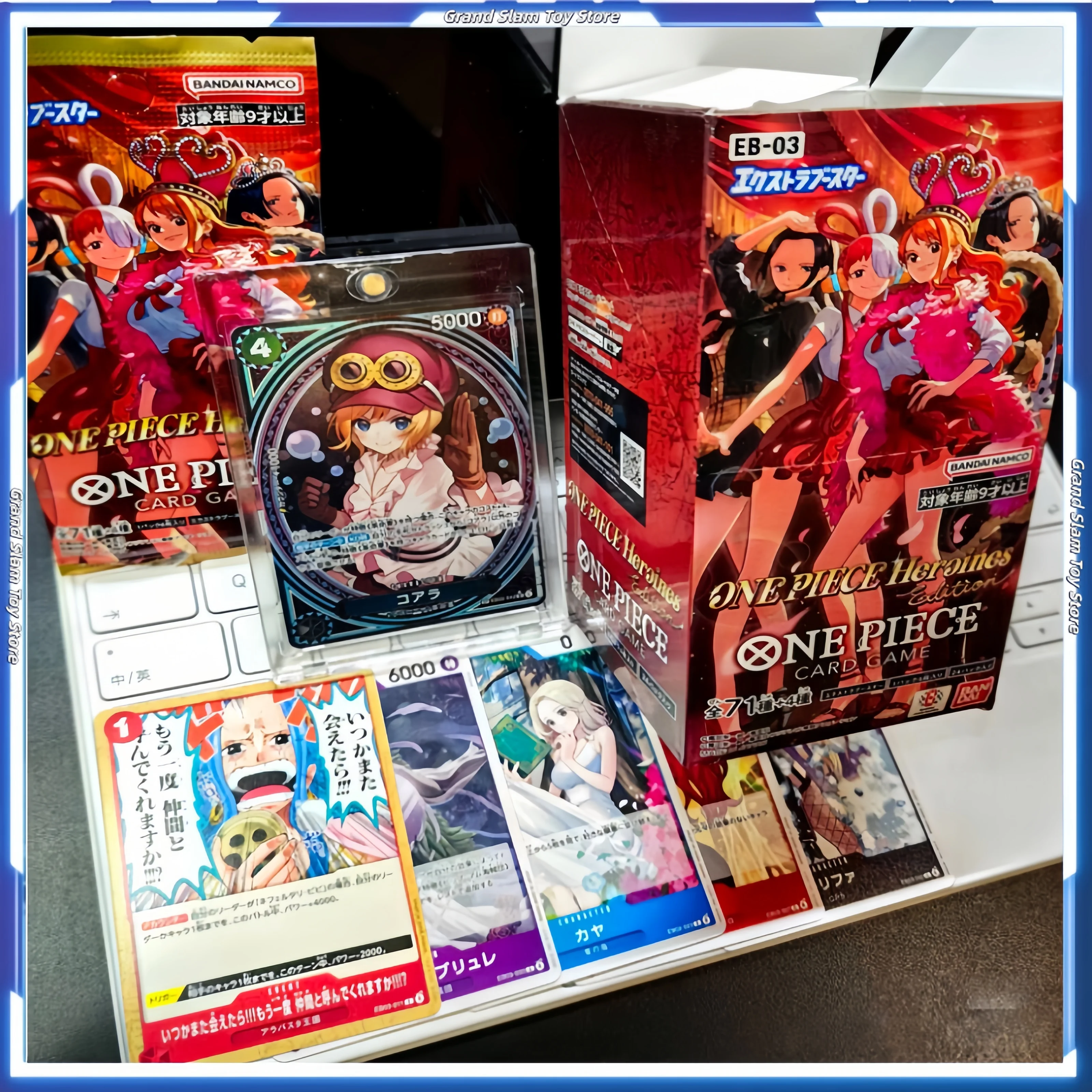 One Piece Genuine Tcg Cards - Full Set Op01-Op13 Heroines Edition Ebc-03/Eb03 Japanese Booster Box Trading Card Game Collection