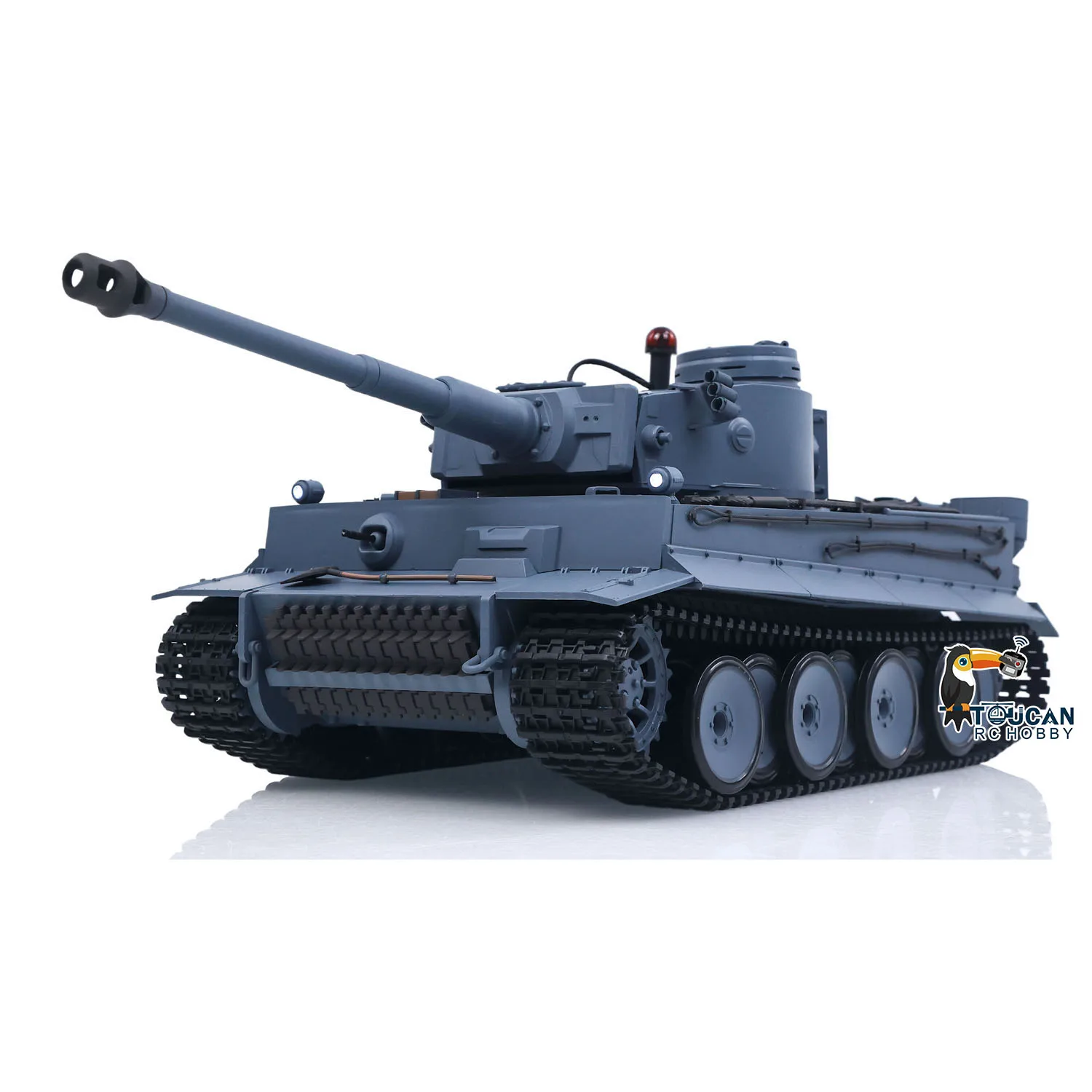 US Stock Gift 1/16 2.4Ghz Classic Design Heng Long RC Tank 3818 7.0 Plastic Tiger I RTR Cars Toy for Collectors TH17233 - view 6