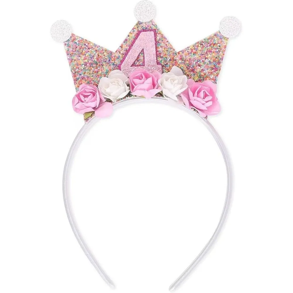 Sparkle Flower Crown Headband