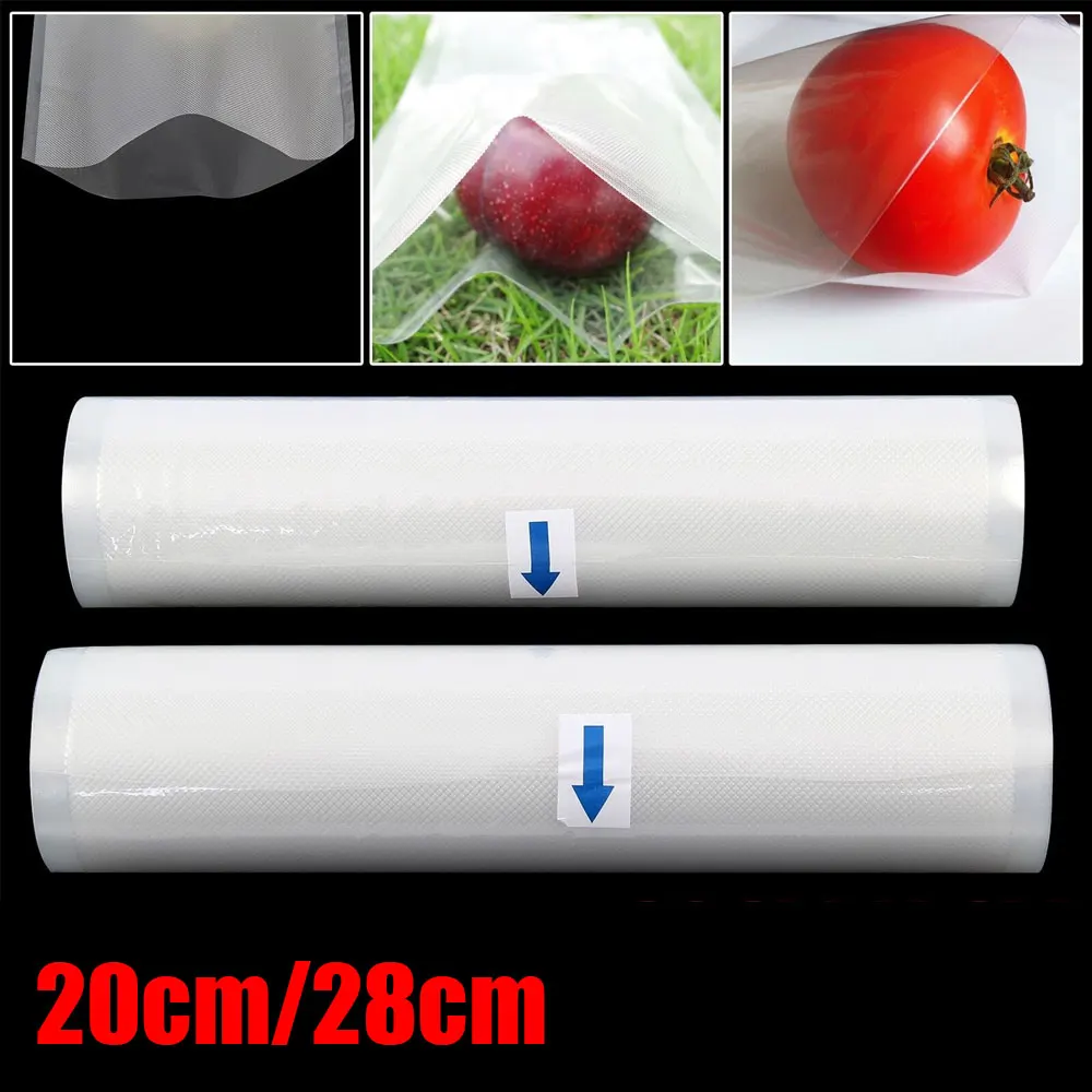 

50x20cm Sealed Bags Air Removal Channels Resealable for Seafood Fruits Collectibles Documents Silver