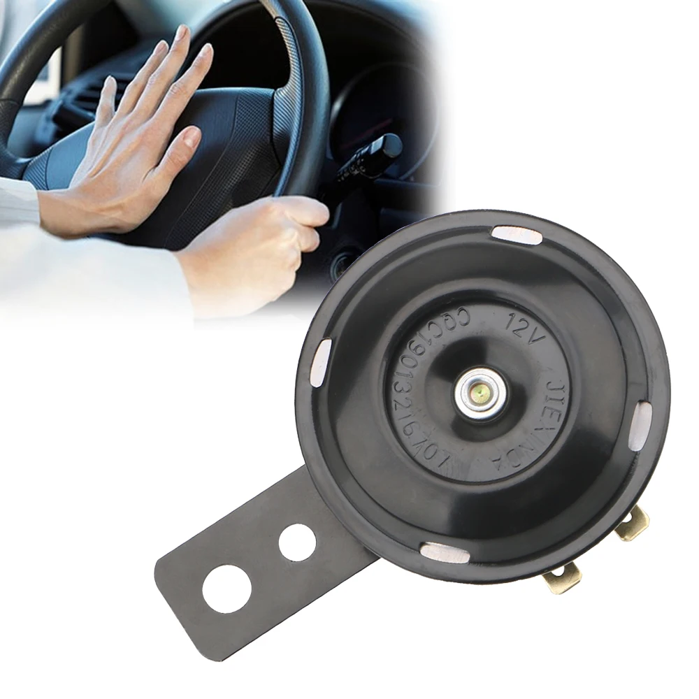 Universal 12V Horn 1.5A 105db Signal for Motorcycle Motorcycle Electric Horn Kit Waterproof Round Loud Horn Speakers