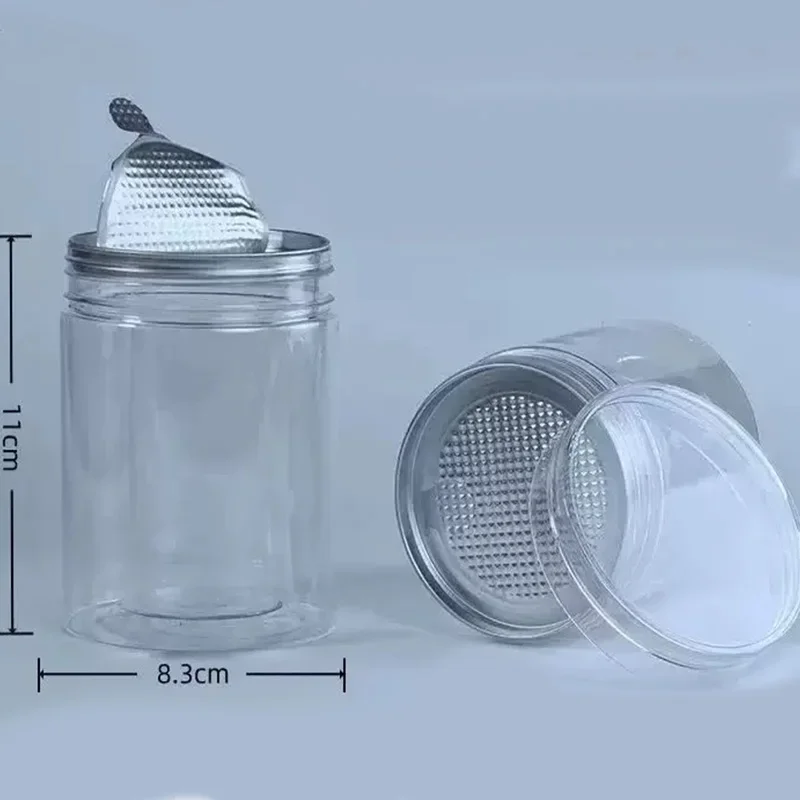 20pcs/box Empty Plastic Jar Clear Cosmetic Facial Cream Sealed Tanks Plastic Packaging Bottle Kitchen Pantry Organization For Fo
