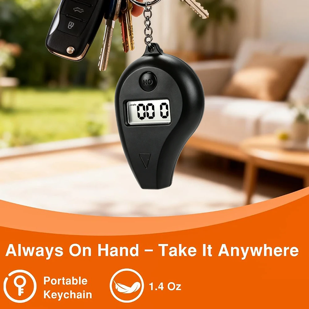2026 New Mini Portable Car Tire Gauge With Digital LCD Display Auto Car Motorcycle Tire Safety Alarm Testing Tools