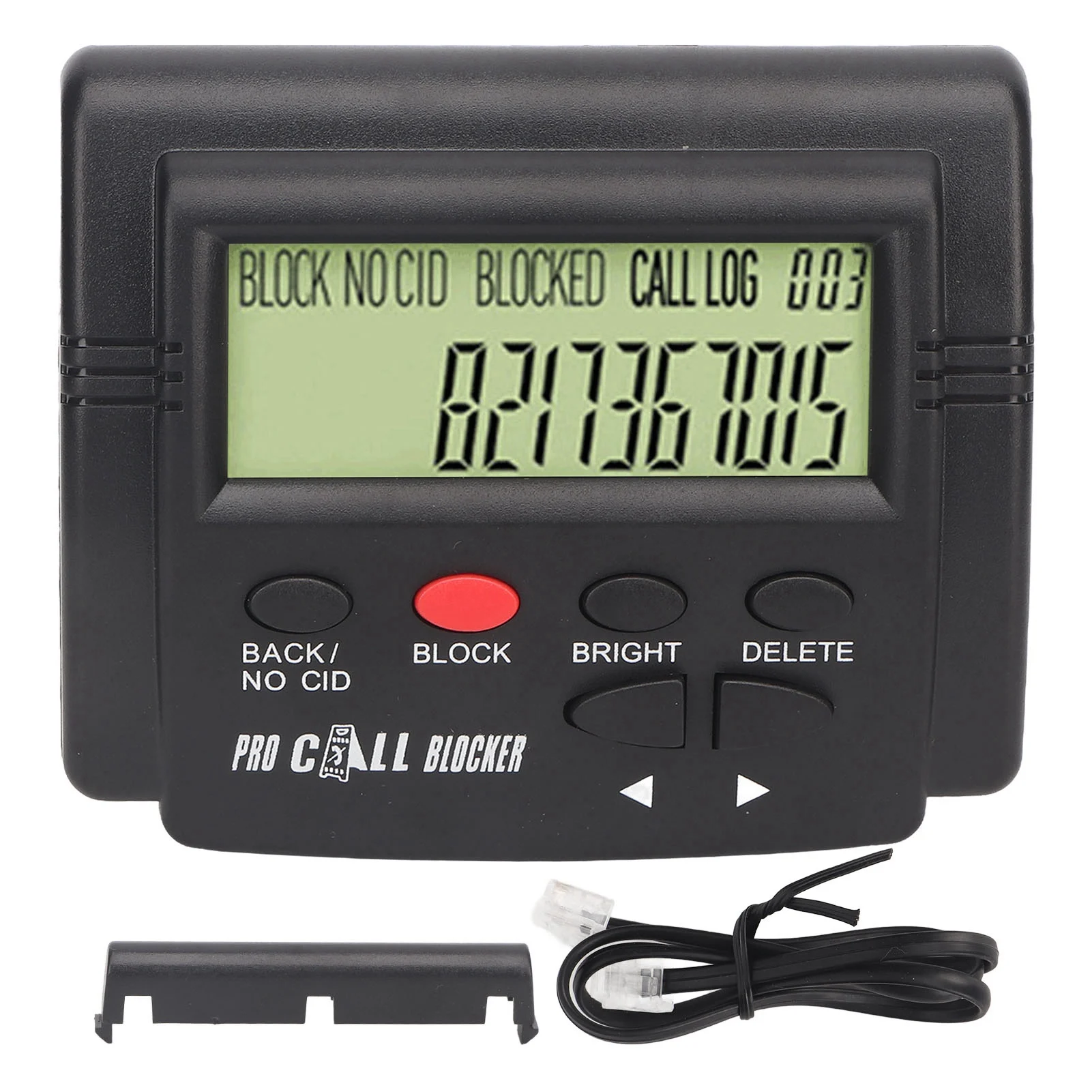 Call Blocker 4000 Groups Large Capacity Prevent Harassment Caller ID Box with LCD Display Landline Phone Blocker