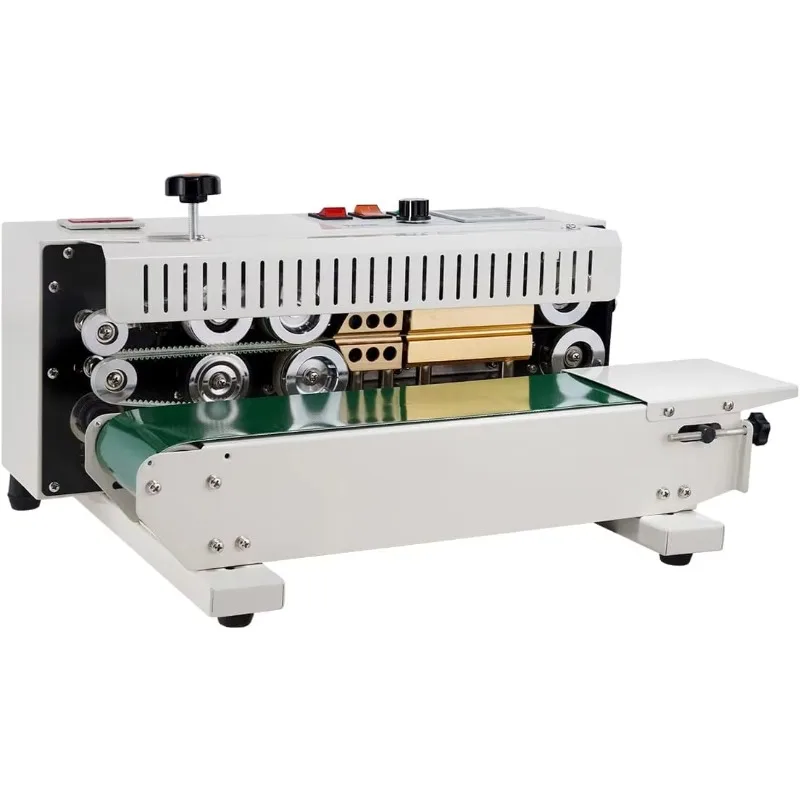 Continuous Bag Band Sealing Machine FR900K Band Sealer Machine with Digital Temperature Control Horizontal Bag Sealer