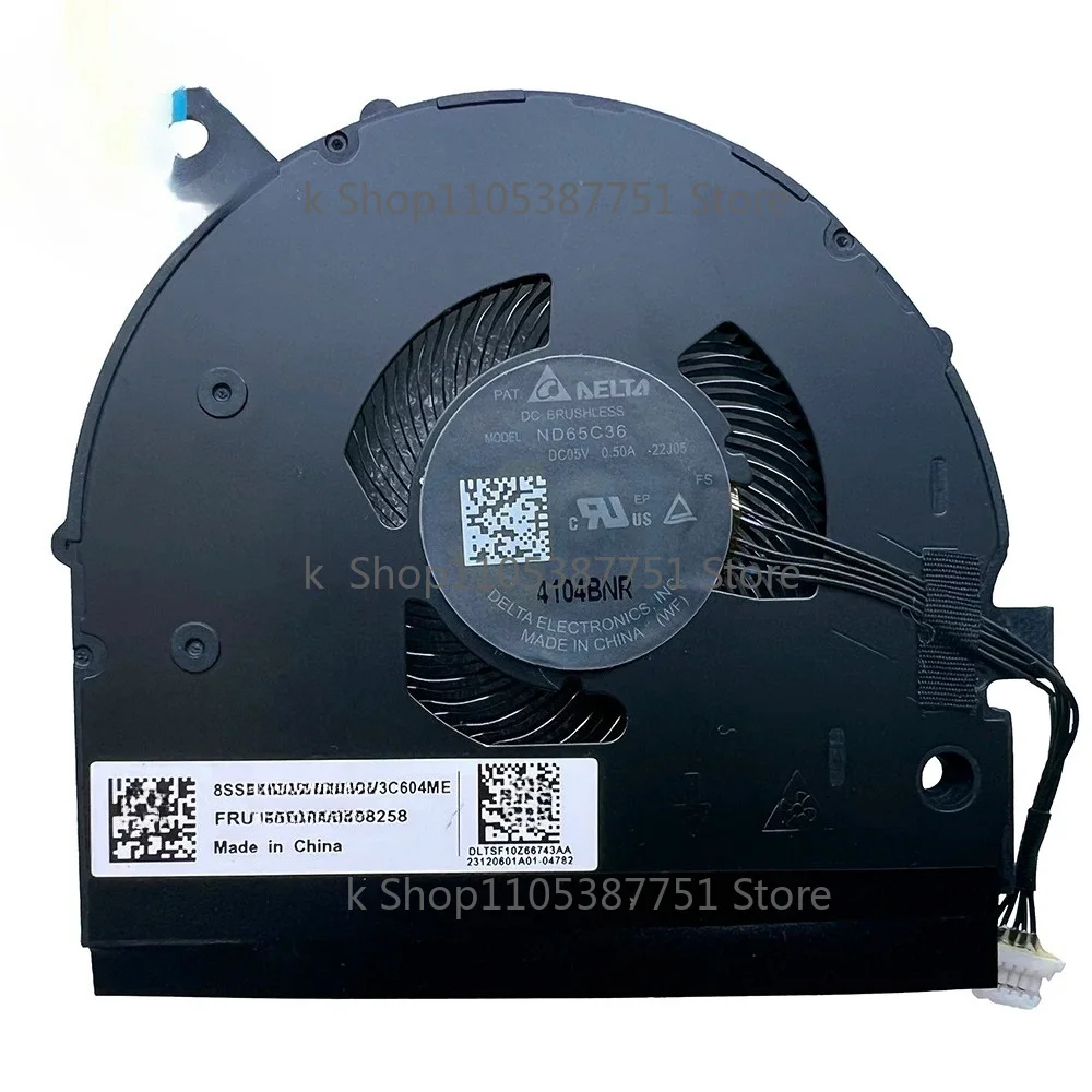 Laptop Cooling Fan for Lenovo L13 2 in 1 Gen 3 Gen 5 ThinkPad Notebook PC CPU Cooler Radiator 5F10Z58252 5F10Z58251