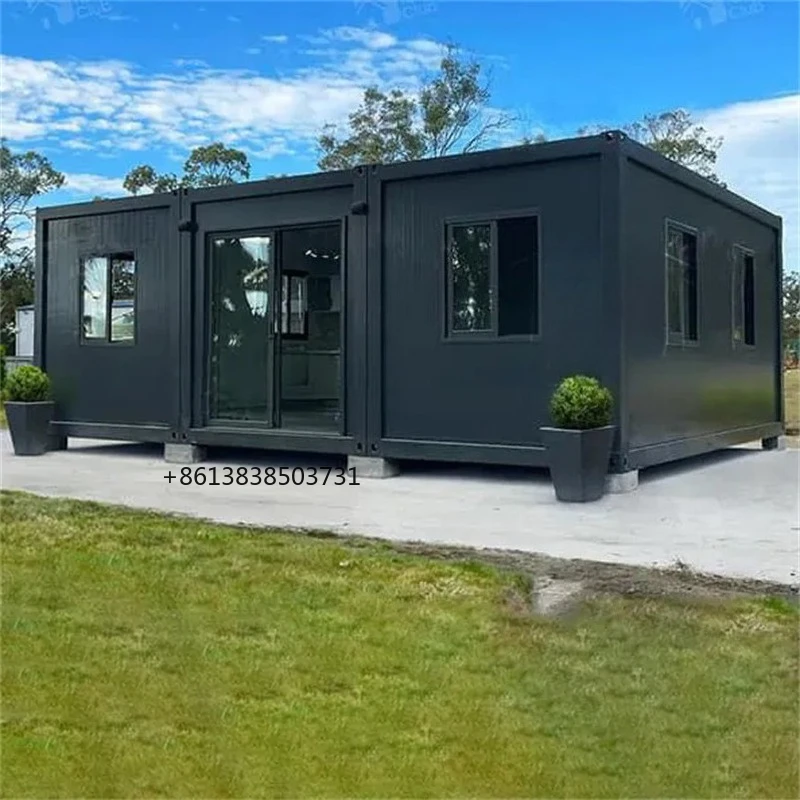 

Luxury 20ft 40ft Steel Container House Luxury Homes Foldable Casa Prefabricadas Expandable Ready-Made House Waterproof Cabins