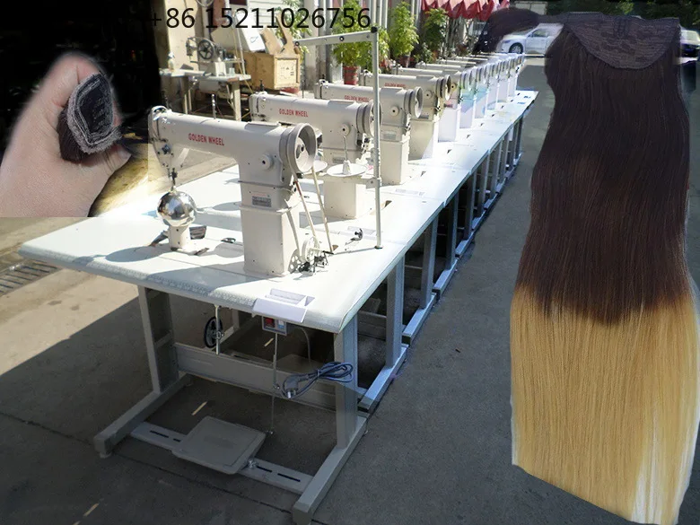 Hot Sale Industrial Human Hair Wig Making Machinery Single - Sewing Machine for Wigs - Sewing Wig Making  with Ball