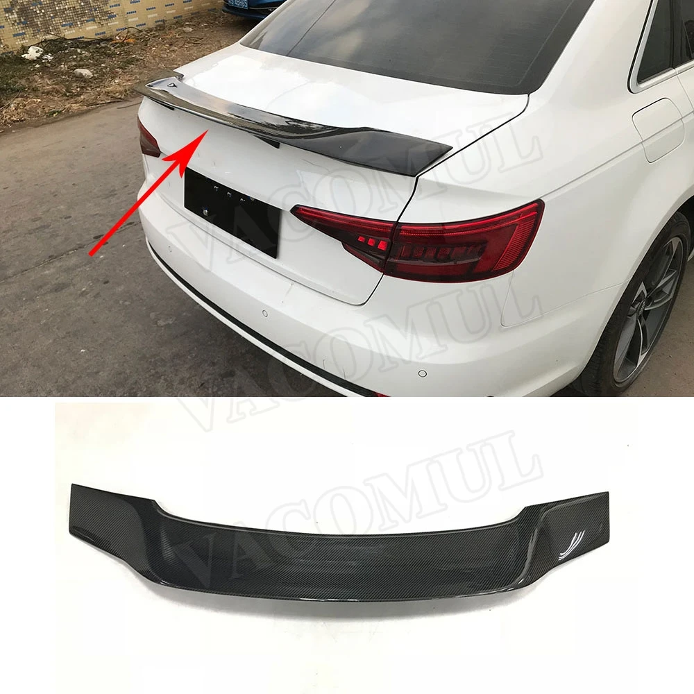 

VACOMUL Carbon Fiber Car Rear Trunk Spoiler Wings for Audi A3 S3 Sedan 4 Door 2013-2018 R style