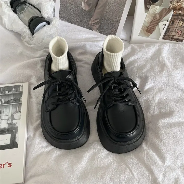 British style Mary Jane shoes 2025 Spring and Autumn new leather shoes for women  Japanese style Le Fu shoes for women