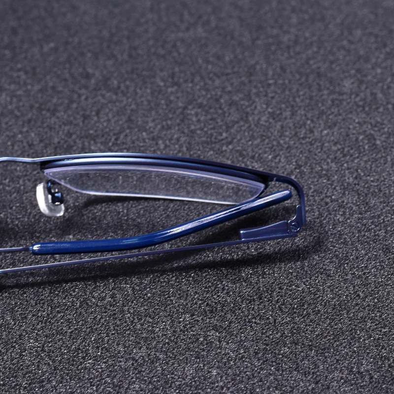 Anti-Blaulicht-Lesebrille für Männer, Metall, großer Rahmen, Leser, Lupe, Presbyopie-Linse, Brillen, Dioptrien + 0,75 + 125 + 175 + 4,0 – Detail 9