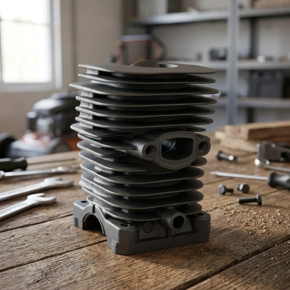 Cylinder Block for Poulan For Chainsaw For Piston Assembly for kit 530071884 13 10 8cm Dimensions Compatible with Multiple