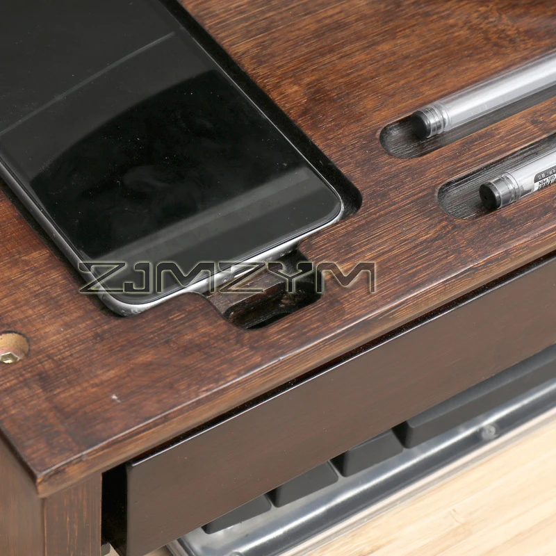 Monitor Riser Stand Laptop Stand Desk Organizer Keyboard Storage Desk Shelf Riser with Storage Drawer