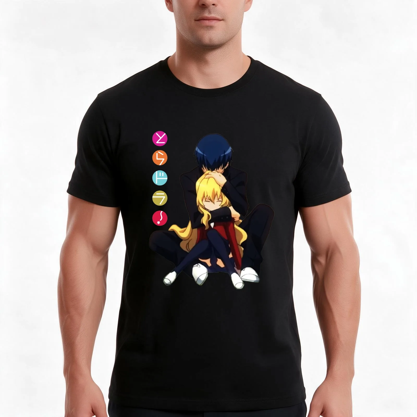 Ryuji Aisaka Toradora T-Shirt Summer Casual Cotton Tee Oversized Streetwear Tops Vintage Graphic Print Unisex Men Women