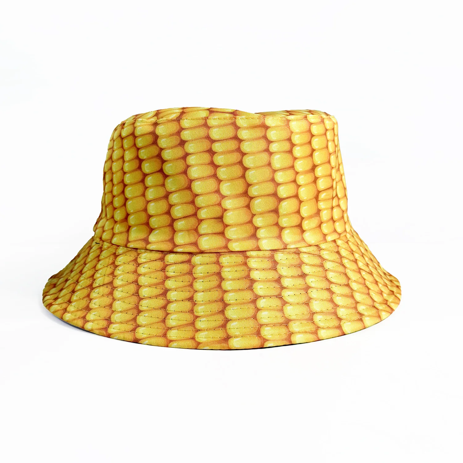 Cartoon Youthful Funny Novelty mushroom banana corn fisherman hat Outdoor Leisure Sunscreen Sun Hat Men Women bucket hats view 5
