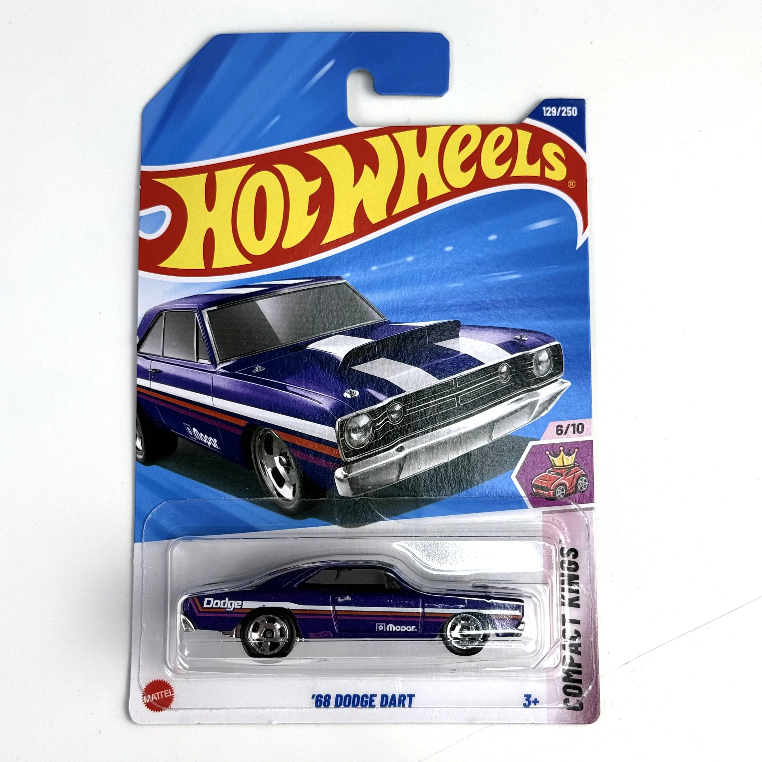 

2025-129 Hot Wheels Cars 2025F 68 DODGE DART 1/64 Металлическая литая модель игрушечного транспортного средства