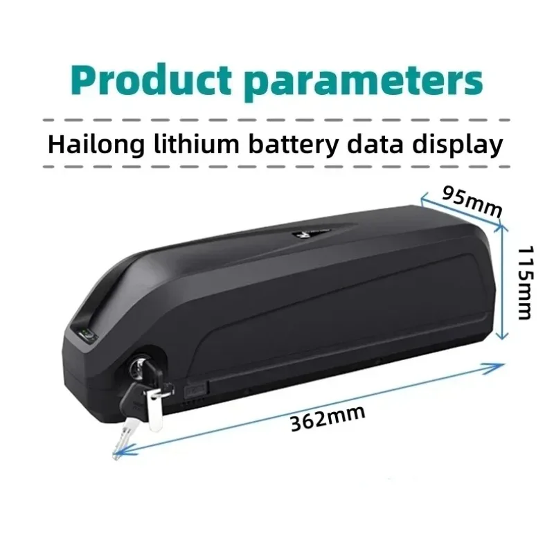 Hailong 36V48V52V battery with 20-30Ah large capacity and long endurance, lithium battery BMS, multiple safety measures