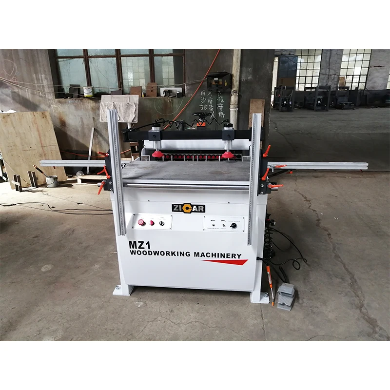 ZICAR Vertical Woodworking Wood Single Row Multiple Hole Drilling Boring Machine For Panel Furniture Hole Driller