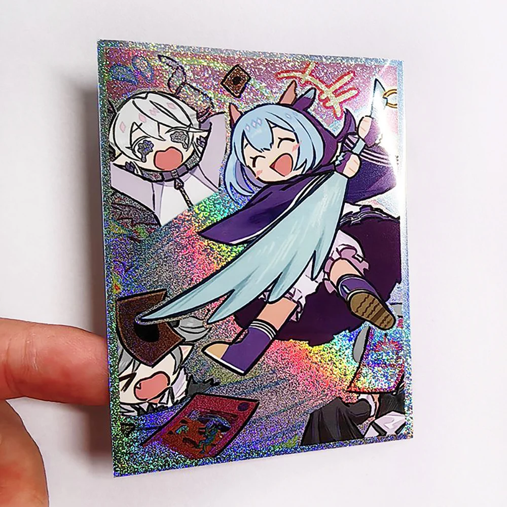 Feather Sweep Little Blue Card Holder Card Holder Shattered Flash Dragon Maid Girl Holder Card Protector 63x90mm for (YGO)