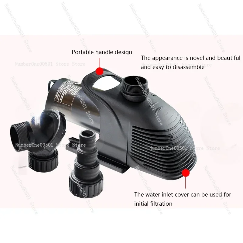 Horticultural Farm Sewage Rockery Filter Water And Land Dual-Lift Fish Pool Mute Circulating Pump