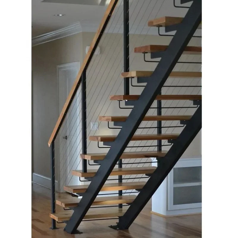 custom.TL Modern Staircase Design Iron Stairs Design Straight Stairs