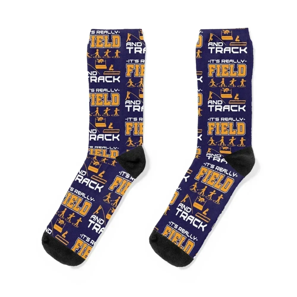 Track And Field It's Really Field And Track Socks compression winter Socks Girl Men's