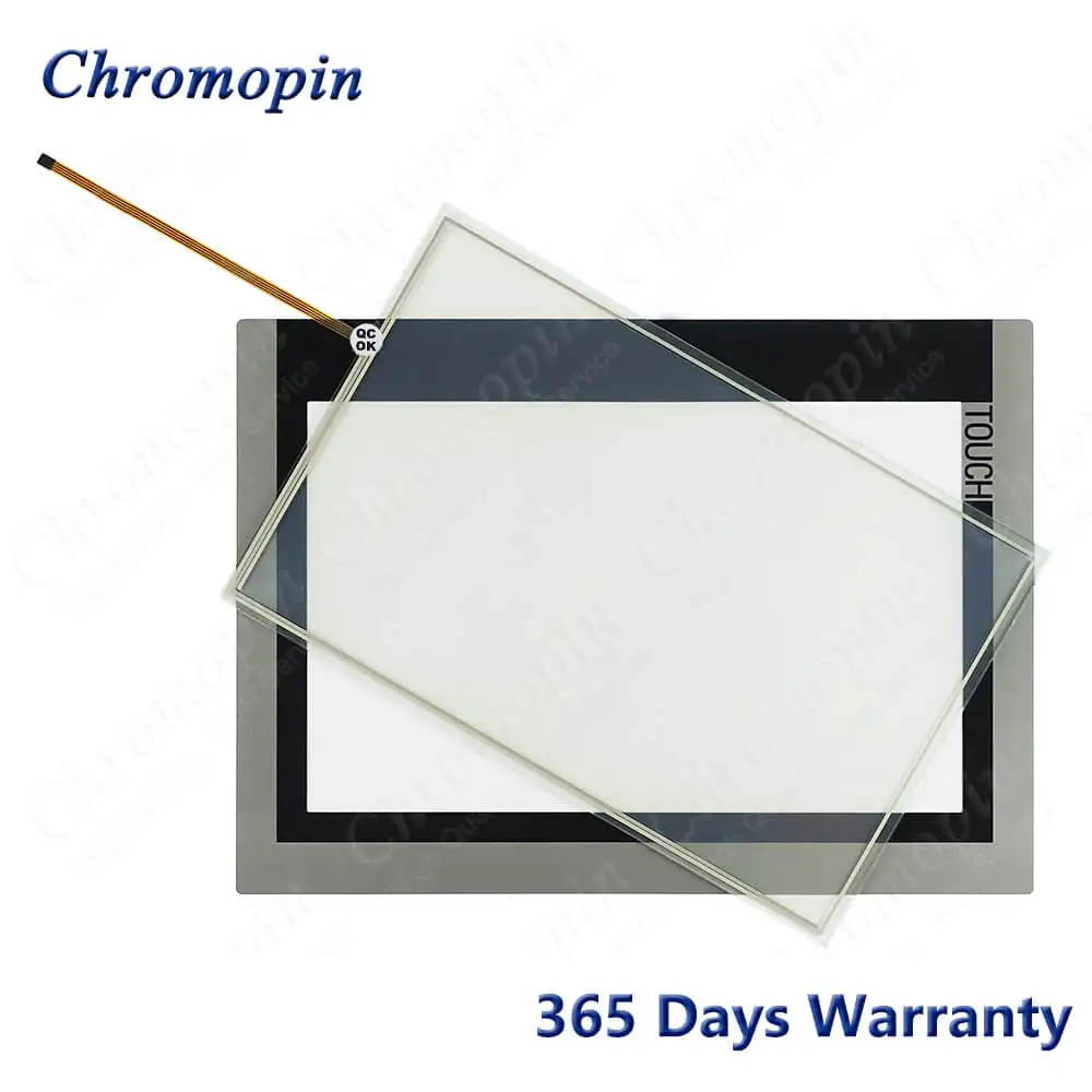 Touch Screen Panel Glass Digitizer for 6AV2144-8MC10-0AC0 6AV2 144-8MC10-0AC0 TP1200 INXO with Front Overlay Protective Film