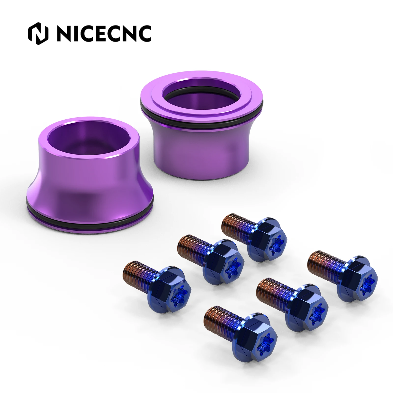 AliExpress NICECNC For Surron light bee X S L1E Segway X160 X260 Electric Bike M5*10 Front Brake Disc Pad Screws & Front Wheel Spacers Hub Collars