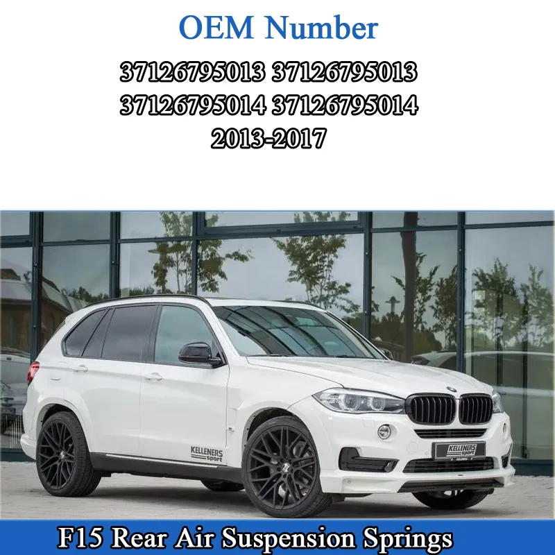 Tech Master  F15 F85 X5 X6 F16 Rear Air Suspension Spring Bags 2013-2017 12 Months Warranty 37126795013 Air Suspension Struts