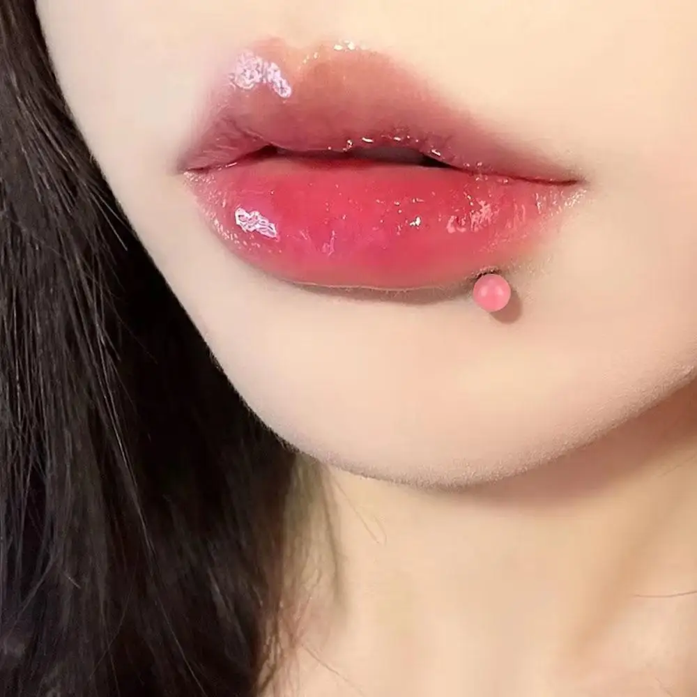 1Pcs 16G Flexible Colorful Piercing Retainer Acrylic Lip Rings Labret Stud Clear Clicker Comfortable Barbell Ear Tragus Dait