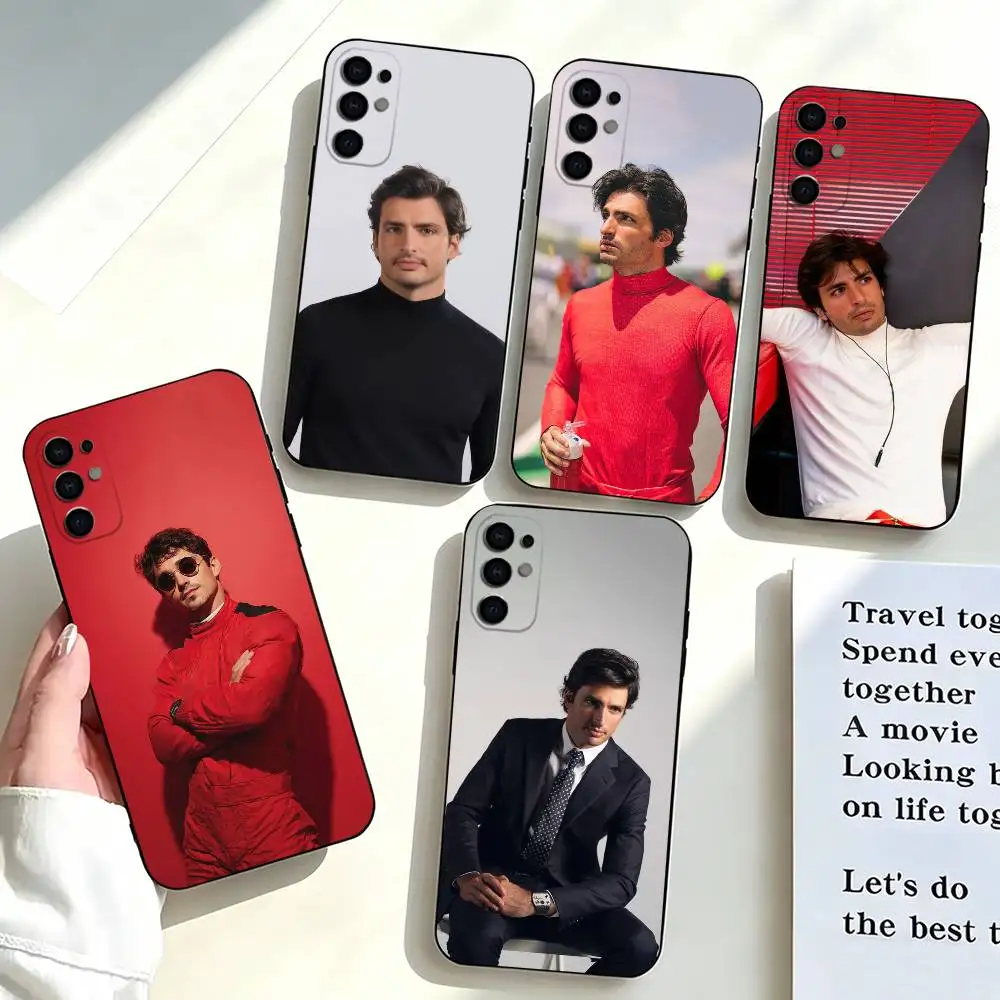 Carlos S-Sainzs  Phone Case Black Silicone Soft For Samsung S25,S24,S21,S22,S23,S30,Ultra,S20,Plus,Fe,Lite