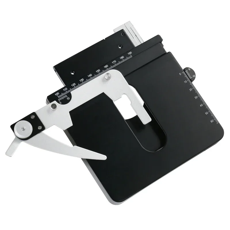 Microscope Attachable Mechanical Stage X-Y Moveable Caliper Vernier with Scale For Biological Microscopio