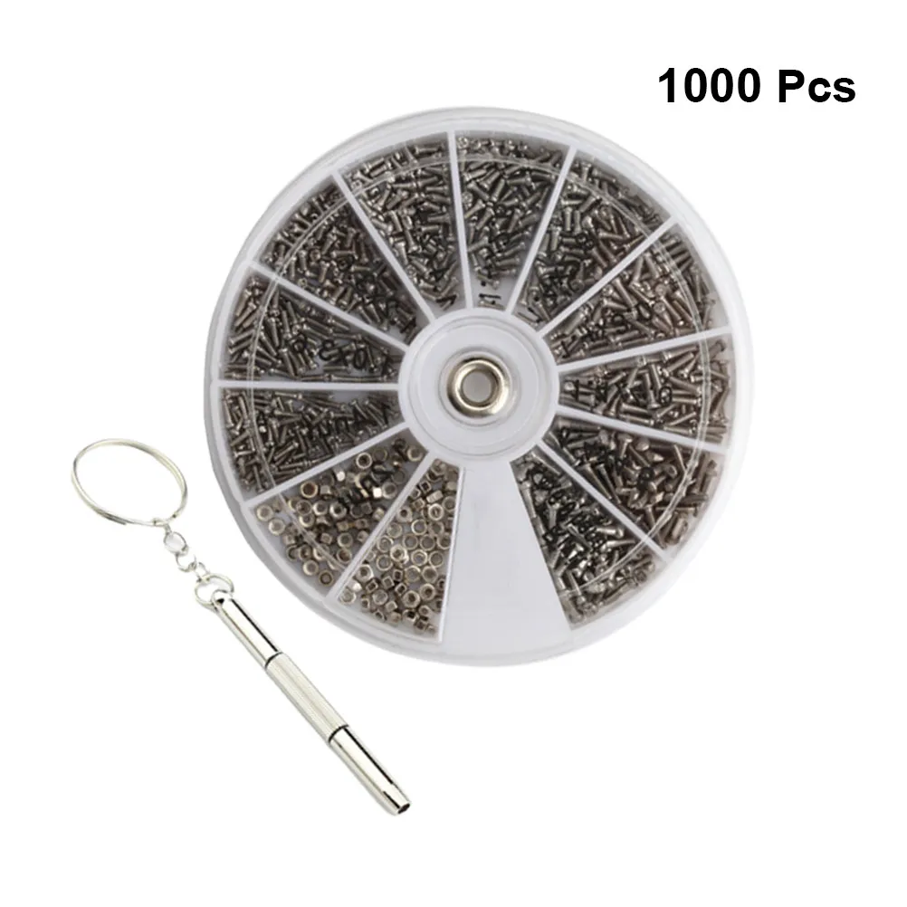 

Eyeglass Screw Set Repair Kit with Nuts Watch Eyeglasses Kits Accessories for Assortment