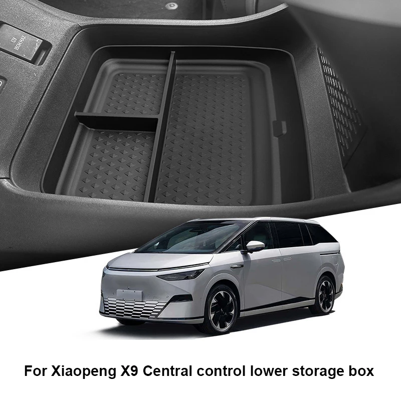 для ящика для хранения центральной консоли Xpeng X9 2024-2025 гг., аксессуары для хранения автомобилей и предметы отделки салона.