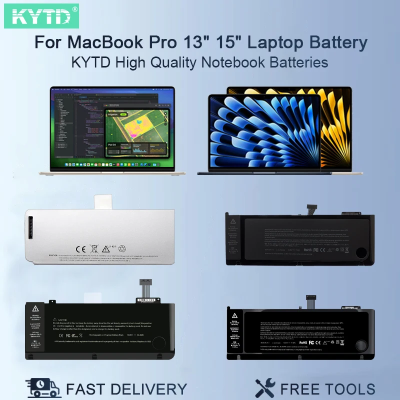 

Аккумулятор для ноутбука KYTD, A1280 A1281 A1321 A1322 A1382 для Apple MacBook Pro 13 "15" A1278 A1286 2008-2012